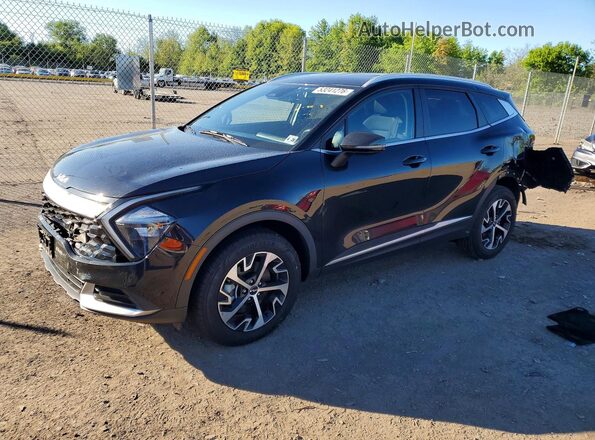 KNDPVCAG0P7070838 2023 KIA SPORTAGE Black წინა მარცხენა ხედი სამი მეოთხედიდან