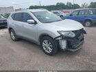 2016 Nissan Rogue Sv Silver vin: KNMAT2MT0GP684884