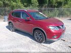 2016 Nissan Rogue Sl Красный vin: KNMAT2MT0GP701392