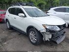 2017 Nissan Rogue Sv White vin: KNMAT2MT1HP544733