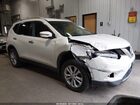 2016 Nissan Rogue Sv White vin: KNMAT2MV2GP626308