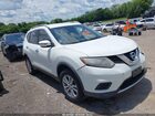 2016 Nissan Rogue Sv White vin: KNMAT2MV6GP629339
