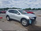 2016 Nissan Rogue Sv Silver vin: KNMAT2MV6GP662664