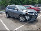 2017 Nissan Rogue Sv Gray vin: KNMAT2MV6HP541506