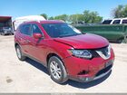 2016 Nissan Rogue Sv Red vin: KNMAT2MV8GP694869