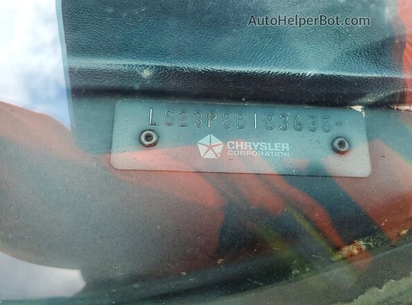 LS23P8B183638 1968 DODGE DART Черный Вид подкапотного пространства
