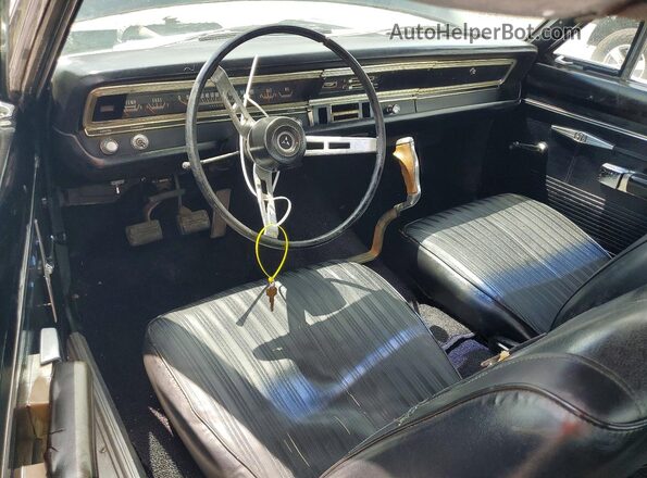 LS23P8B183638 1968 DODGE DART Черный Вид панели приборов