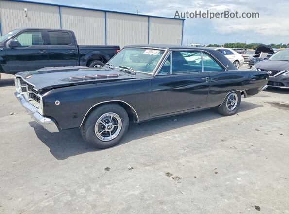 LS23P8B183638 1968 DODGE DART Черный Передняя левая четверть