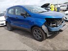 2018 Ford Ecosport S Blue vin: MAJ3P1RE4JC217375