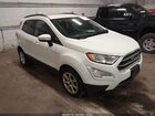 2018 Ford Ecosport Se White vin: MAJ3P1TE5JC230516