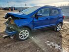 2018 Ford Ecosport Se Blue vin: MAJ3P1TEXJC197447
