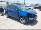 2020 Ford Ecosport Se Синий vin: MAJ3S2GE1LC318156