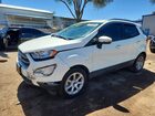 2021 Ford Ecosport Se White vin: MAJ3S2GE1MC409154