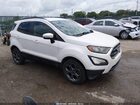 2018 Ford Ecosport Ses White vin: MAJ6P1CL2JC197079