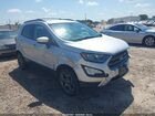 2018 Ford Ecosport Ses White vin: MAJ6P1CL2JC201423