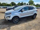 2018 Ford Ecosport Ses White vin: MAJ6P1CL6JC165087