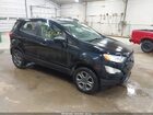 2018 Ford Ecosport S Black vin: MAJ6P1SL8JC224030