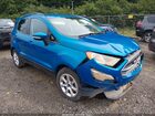 2018 Ford Ecosport Se Blue vin: MAJ6P1UL3JC242903