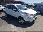 2018 Ford Ecosport Se White vin: MAJ6P1UL5JC187578