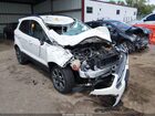 2018 Ford Ecosport Se White vin: MAJ6P1UL7JC216174