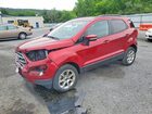 2018 Ford Ecosport Se Maroon vin: MAJ6P1ULXJC211986