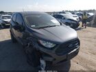 2019 Ford Ecosport S Gray vin: MAJ6S3FL0KC257464