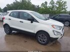 2022 Ford Ecosport S White vin: MAJ6S3FL0NC464747