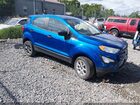 2020 Ford Ecosport S Blue vin: MAJ6S3FL7LC324272