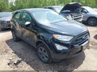 2020 Ford Ecosport S Black vin: MAJ6S3FLXLC345892