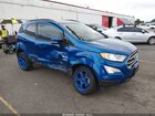 2022 Ford Ecosport Se Blue vin: MAJ6S3GL3NC462070