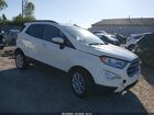 2022 Ford Ecosport Se White vin: MAJ6S3GL4NC460294