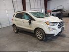 2020 Ford Ecosport Se White vin: MAJ6S3GL6LC370237