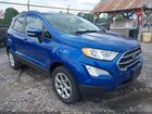 2020 Ford Ecosport Se Blue vin: MAJ6S3GL7LC318891