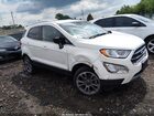 2020 Ford Ecosport Titanium White vin: MAJ6S3KL3LC362183