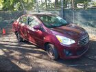 2017 Mitsubishi Mirage G4 Es Maroon vin: ML32F3FJXHH000306