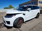 2019 Land Rover Range Rover Sport Supercharged Dynamic White vin: SALWR2RE7KA855360