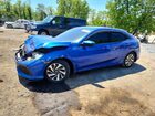 2017 Honda Civic Lx Blue vin: SHHFK7H27HU402337