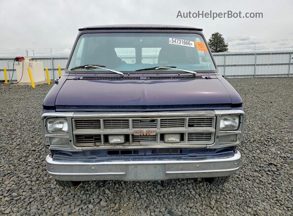TGL1584508081 1978 GMC VANDURA Blue Front view