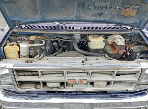 TGL1584508081 1978 GMC VANDURA Blue Engine compartment view