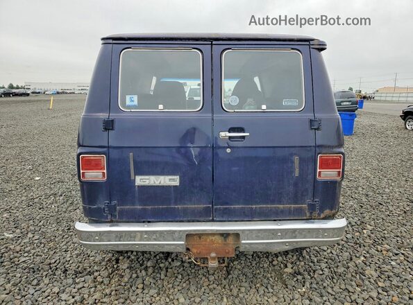 TGL1584508081 1978 GMC VANDURA Blue Rear view