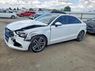 2018 Audi A3 Premium White vin: WAUAUGFF8J1038789