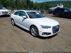 2019 Audi A4 45 Premium White vin: WAUDNAF40KA043346
