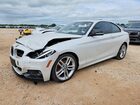 2017 Bmw 230i White vin: WBA2F9C31HV664871