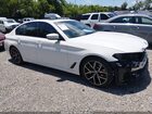2021 Bmw 530i   White vin: WBA53BH02MWX09395