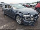 2016 Bmw 750i Xdrive Gray vin: WBA7F2C51GG420008