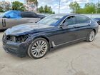 2016 Bmw 750 Xi Черный vin: WBA7F2C52GG416615