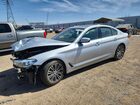 2019 Bmw 530e Silver vin: WBAJA9C56KB389101