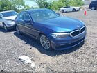 2018 Bmw 540i Xdrive Синий vin: WBAJE7C55JG891379