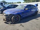 2022 Bmw M3 Competition Blue vin: WBS43AY08NFM37003