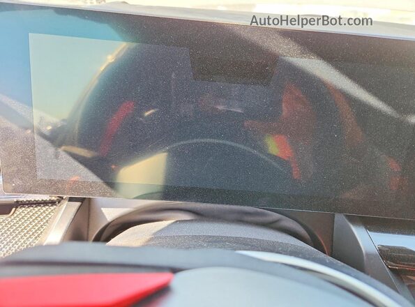 WBS83FK00SCT14543 2025 BMW M5 Black Instrument cluster view